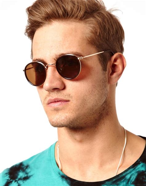 sunglasses for men with round faces|men's circular sunglasses.